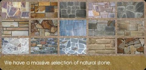 Kőburkolat országos házhozszállítás, minimàlis tételben is