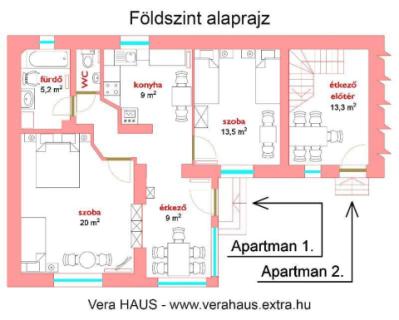 Vera Haus - Balatoni apartmanok 5 percre a strandtól