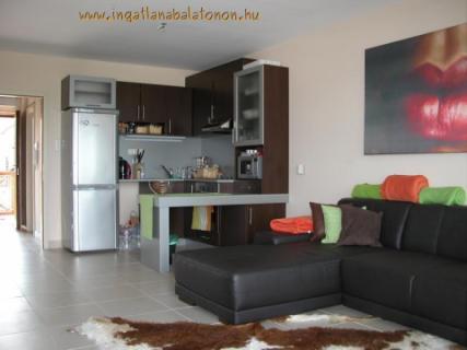 Hullám Üdülőparkban panorámás apartmanban szállás kiadó (945)