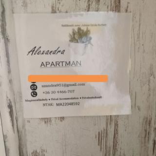 Alexandra Apartman, 1 apartman 2 férőhely