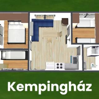Szárszó Apartman és Kempingház, 3 apartman 6 férőhely