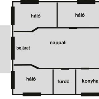 Csocsó Nyaralóház, 3 apartman 6 férőhely