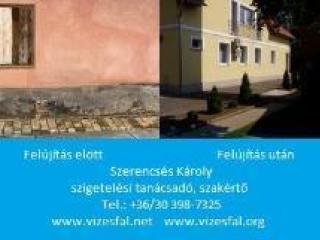 Aquapol: salétromos vizes nedves falak sávszigetelése