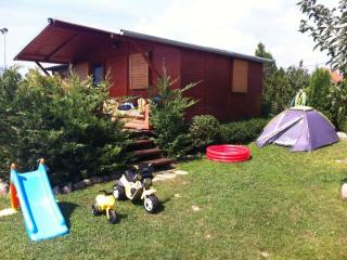 Mongesz nyaralóház Zánkán kiadó faház 4 főnek