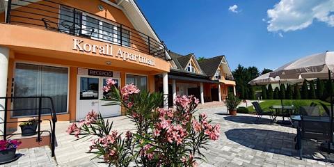 Korall Apartman, 10 apartman 23 férőhely