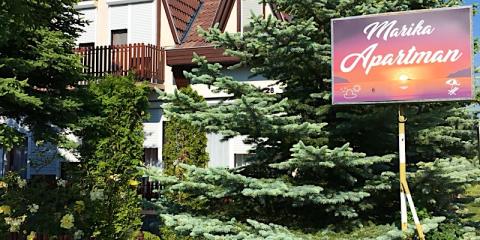 Marika Apartmanház, 4 apartman 16 férőhely