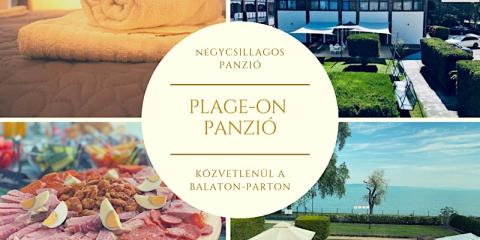 PLAGE-ON Panzió, 21 szoba 47 férőhely