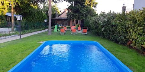 Mediterrán Medencés Nyaraló, 3 szoba 6 férőhely